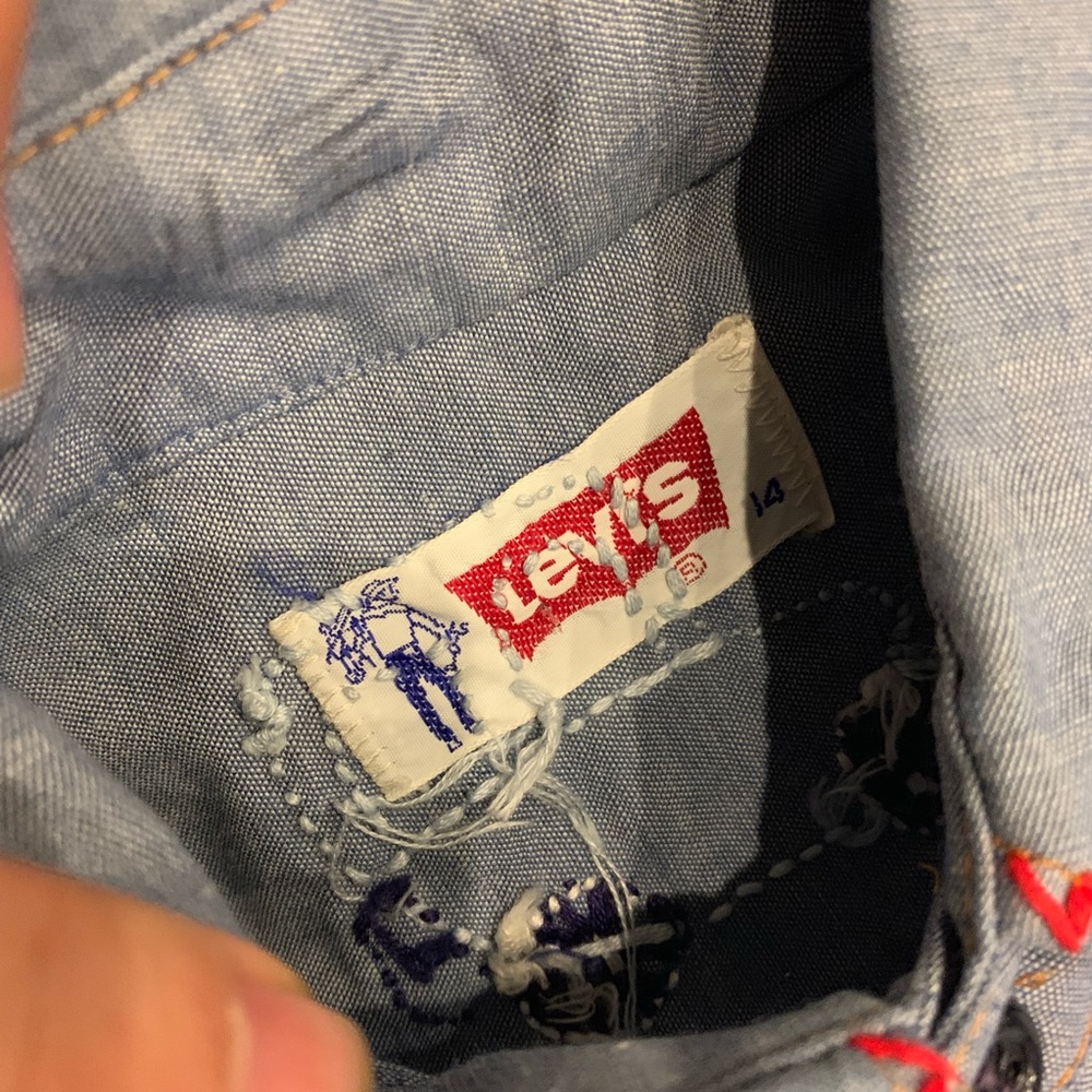 Vintage Orange Tab Levi’s Custom Button Down - Picture 8 of 8